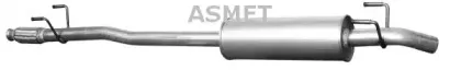04.102 ASMET Глушитель выхлопных газов конечный 04.102 ASMET Глушитель выхлопных газов конечный